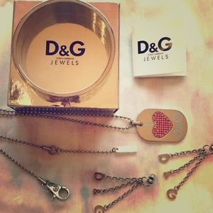 Dolce & Gabbana Necklace Earrings and Bracelet!